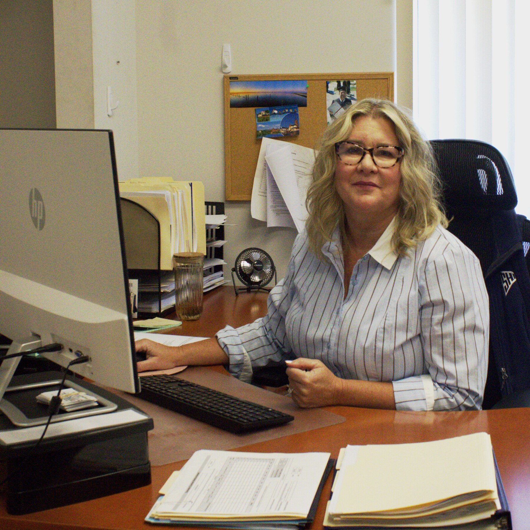 Sag Harbor Industries employee working in the office